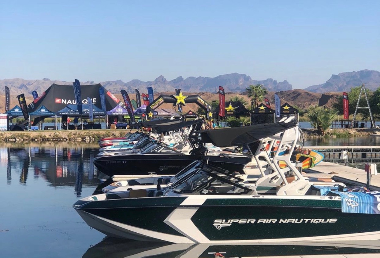 NAUTIQUE BOAT OWNERS UNITE ON THE PARKER STRIP FOR THE LARGEST NAUTIQUE SOUTHWEST REGATTA TO DATE picture